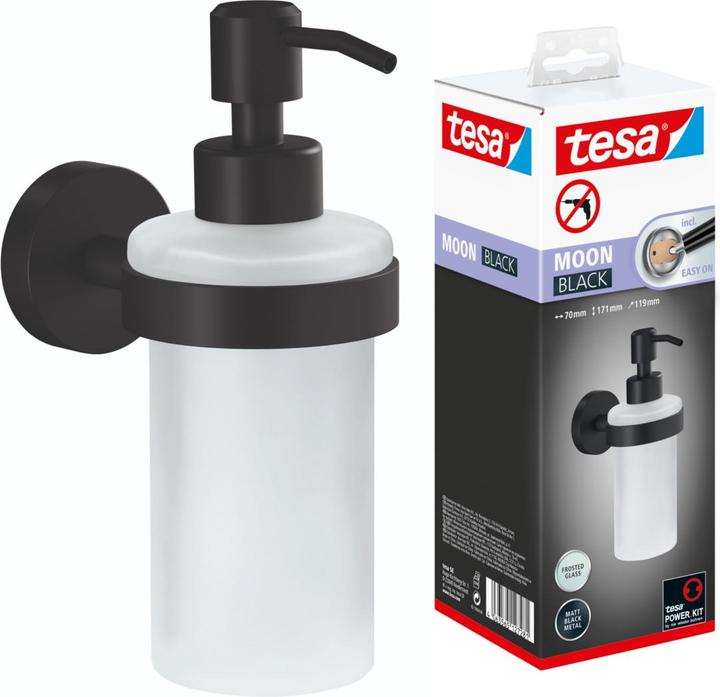 Actual product image tesa MOON BLACK Soap Dispenser