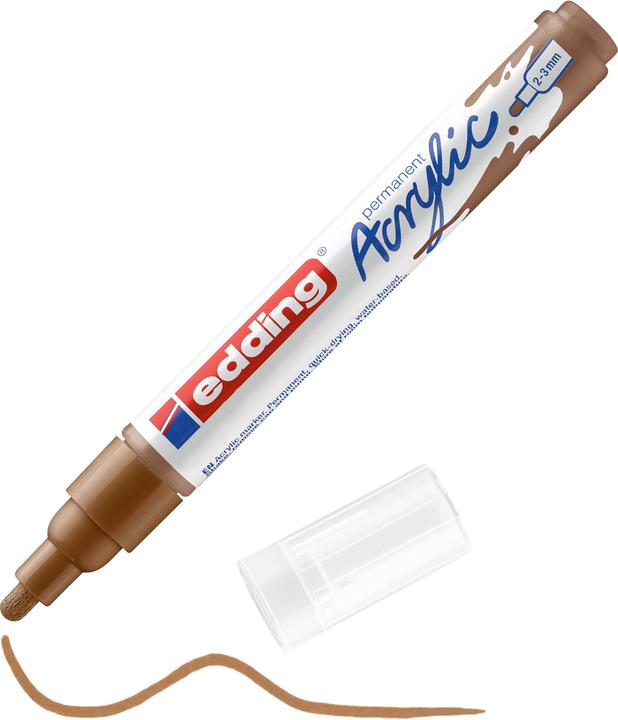 Image du produit Edding Marqueur acrylique 5100 Medium (Noisette, 3 mm, 1 x)
