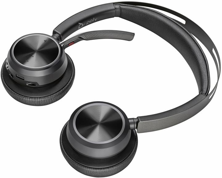 Image du produit HP POLY Voyager Focus 2 USB-C-C Headset +USB-C/A Adapter +Charging Stand