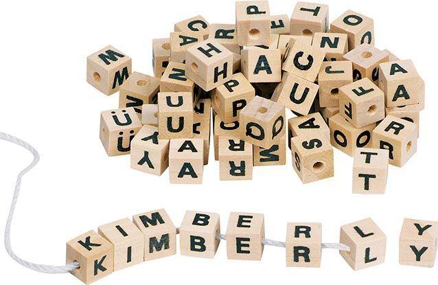Actual product image Goki Letter beads