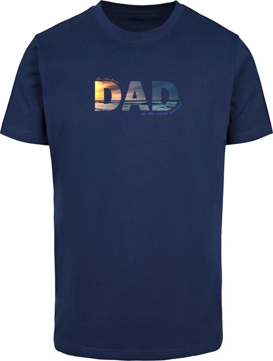 Merchcode For The Best Dad T-Shirt Round Neck - 112609 (L)