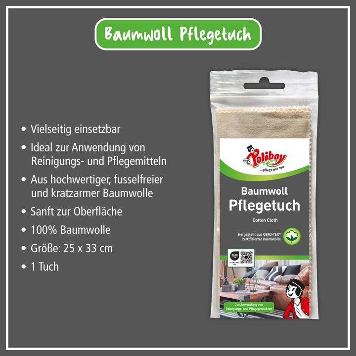 Produktbild Poliboy 2x500ml Möbel Öl mit Baumwolltuch (1 l)