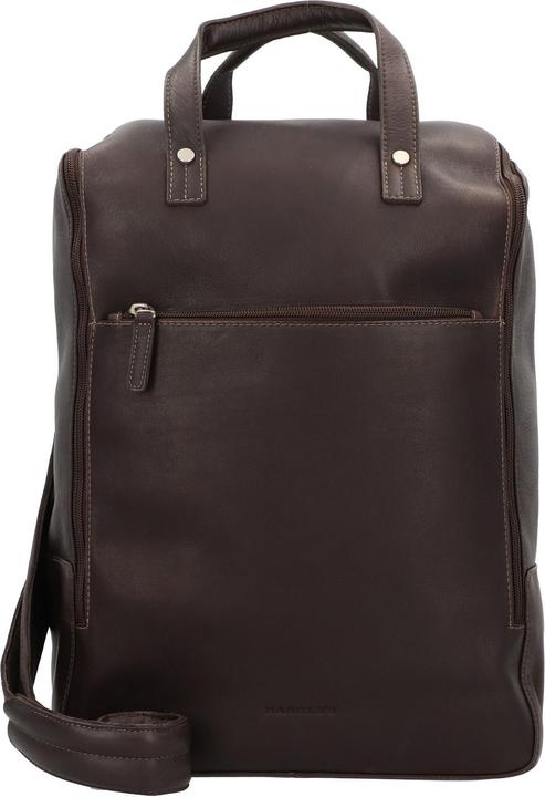 Harolds Campo Rucksack Leder 45 cm Laptopfach (15 l)