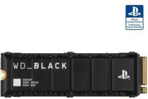 Productafbeelding WD BLACK SN850P NVMe SSD met koellichaam 2TB detailhandel (2000 GB, M.2 2280)