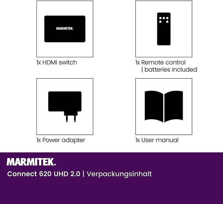 Actual product image Marmitek Connect 620 UHD 2.0