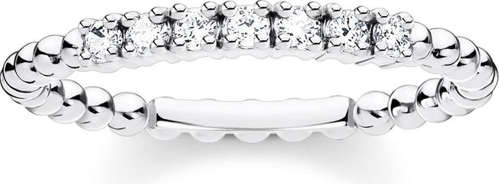 Immagine prodotto Thomas Sabo Palle dell'anello con pietre bianche argento (60, 925 Argento)