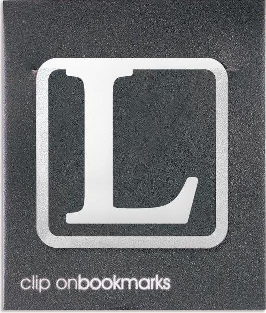Immagine prodotto IF Metall-Lesezeichen – Buchstabe L zum Anstecken
