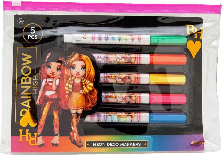 Produktbild Rainbow High Neon Filzstifte, 5 Stk. (Mehrfarbig, 5 x)