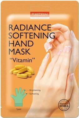Purederm Radiance Softening Hand Mask brightening and softening hand mask in the form of Vitamin