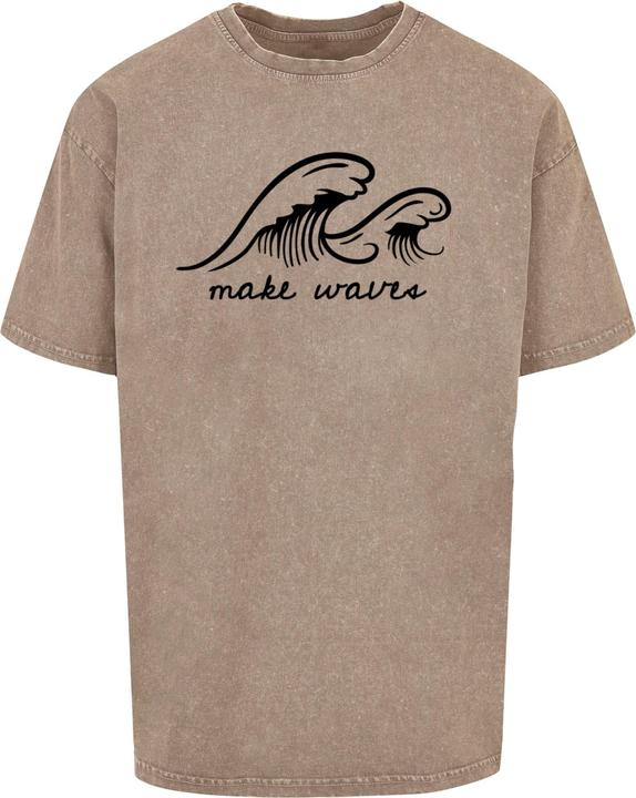 Actual product image Merchcode Summer - Make waves Acid Washed Oversize Tee - 113039 (XS)