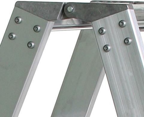 Immagine prodotto Munk Scaletta con gradini, accesso bilaterale 2x7 gradini (Scala doppia, 8 cm)