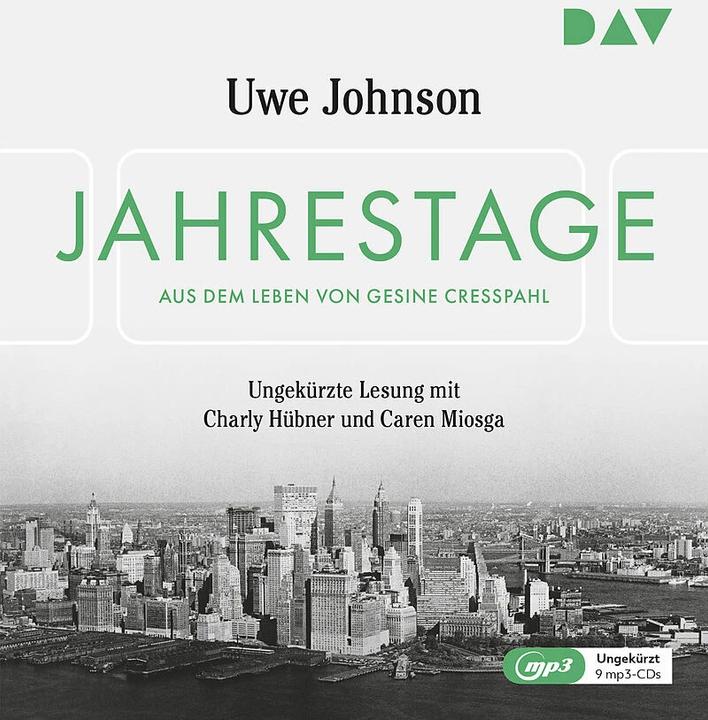 Produktbild Jahrestage. Aus dem Leben von Gesine Cresspahl (Uwe Johnson, Charly Hübner, Caren Miosga, Deutsch)
