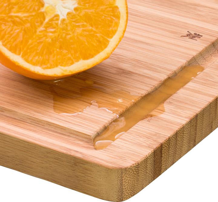 Productafbeelding WMF Snijplank Rechthoekig 26x20cm Houten plank Kleine Sapgroef Bamboe Natuurlijk