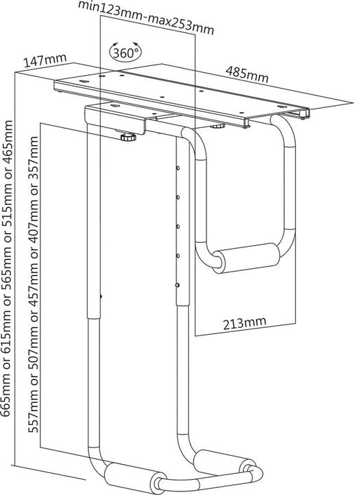 Actual product image Value PC holder