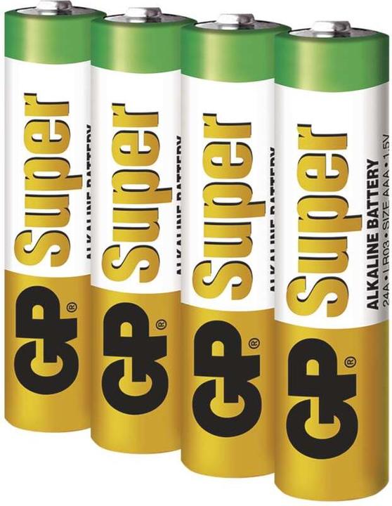 Actual product image GP Batteries Super Alkaline (4 pcs., AAA, 2400 mAh)