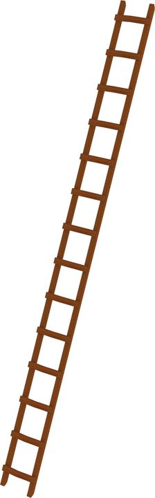 Productafbeelding Munk Dakladder hout 14 sporten (Steigers, 392 cm)