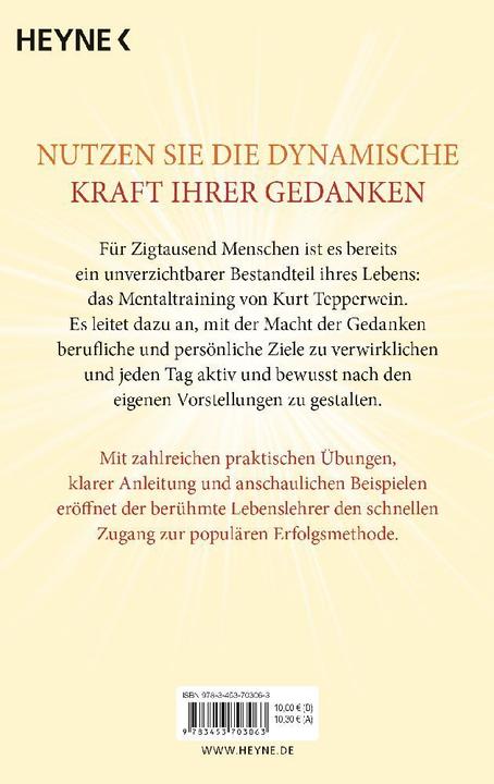 Produktbild Praxisbuch Mental-Training (Deutsch, Kurt Tepperwein, 2016)