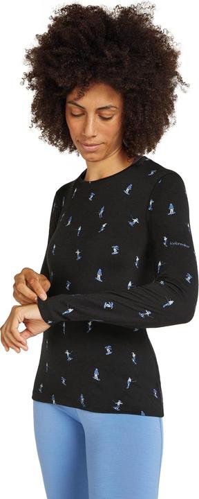 Immagine prodotto Icebreaker Donne Merino Mer 200 Oasis LS Crewe Ski Day (M)