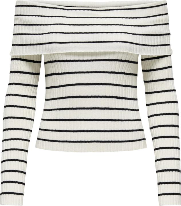 JdY Normal geschnitten Schulterfrei Schulterfrei Pullover Strickpullover (M)