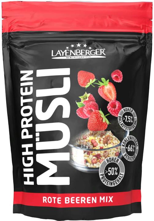 Layenberger High Protein-Müsli Rote Beeren Mix (400 g)