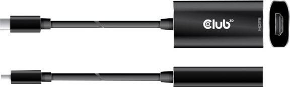Immagine prodotto Club 3D Adattatore Club3D MiniDisplayPort > HDMI 2.1 HDR 120Hz attivo (Mini DP, 0.60 cm)