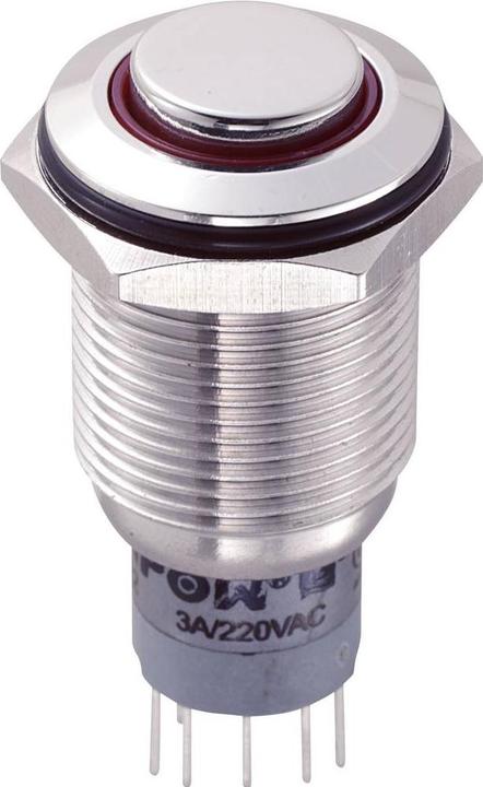 Tru Components 701781 LAS2GQH-22E/R/12V/S/P Vandalismusgeschützter Drucktaster 2