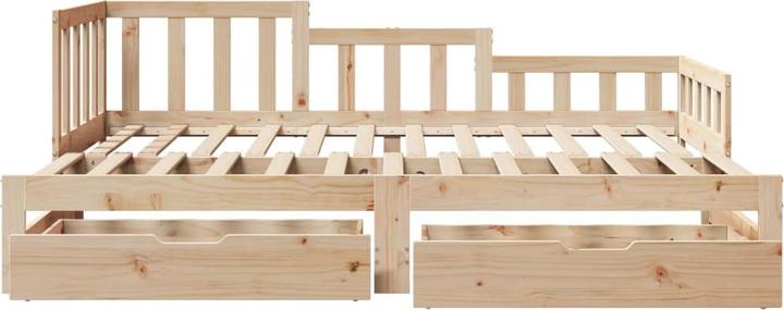 Produktbild VidaXL Tagesbett Ausziehbar mit Schubladen (Bettsofa)