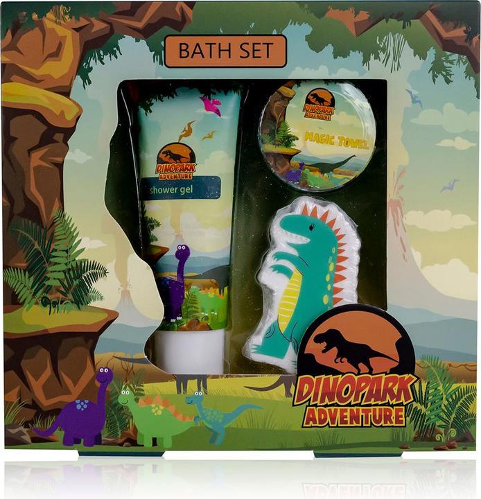Roost Badeset Dinopark 6052084 Duft Apfel grün (Körperpflegeset)