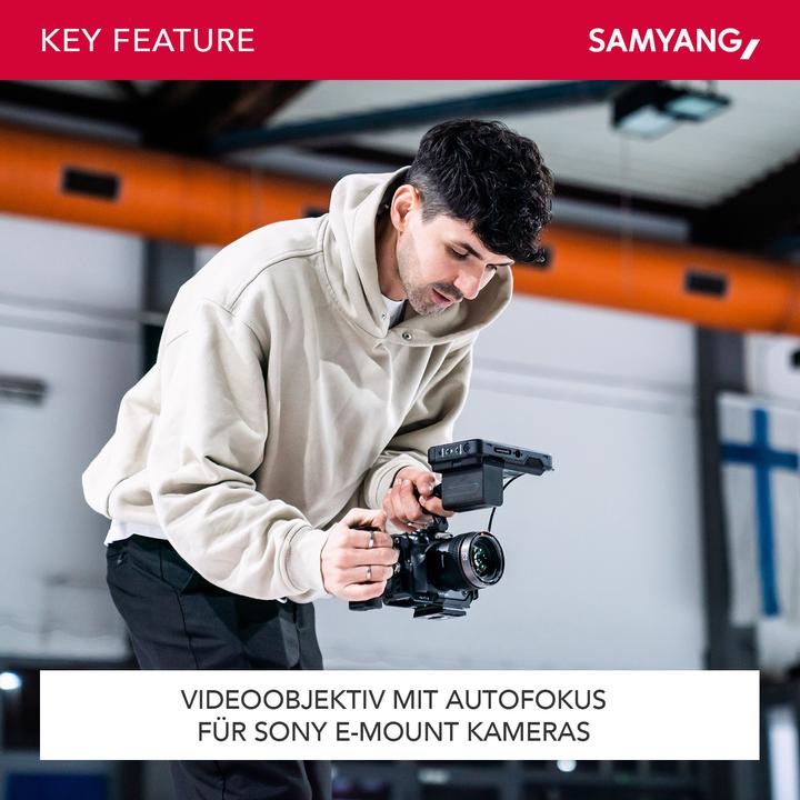 Actual product image Samyang V-AF 75mm T1.9, Sony E (Sony E, full size)