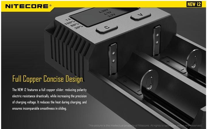 Image du produit Nitecore Nouveau i2 (1 pcs, 18650, Chargeurs sans batterie)
