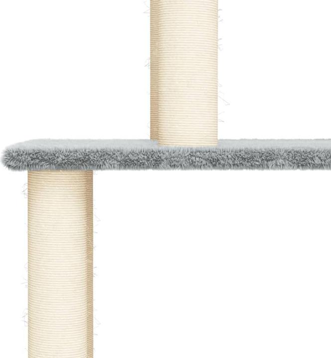 Actual product image VidaXL Kratzbaum mit Sisal-Kratzsäulen 149 cm (149 cm, Light grey)