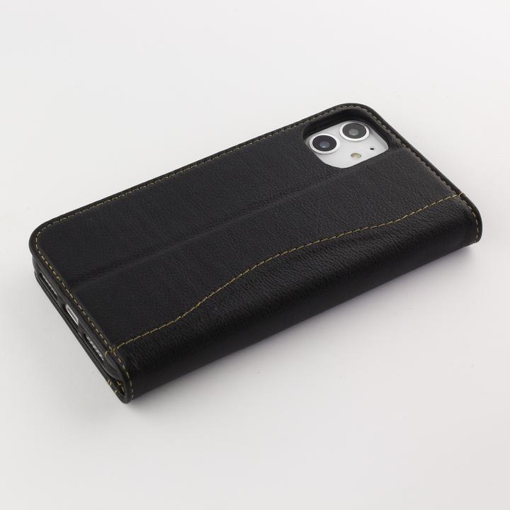 Actual product image Fierre Shann Fourre Flip cuir véritable (Apple iPhone 13 mini)
