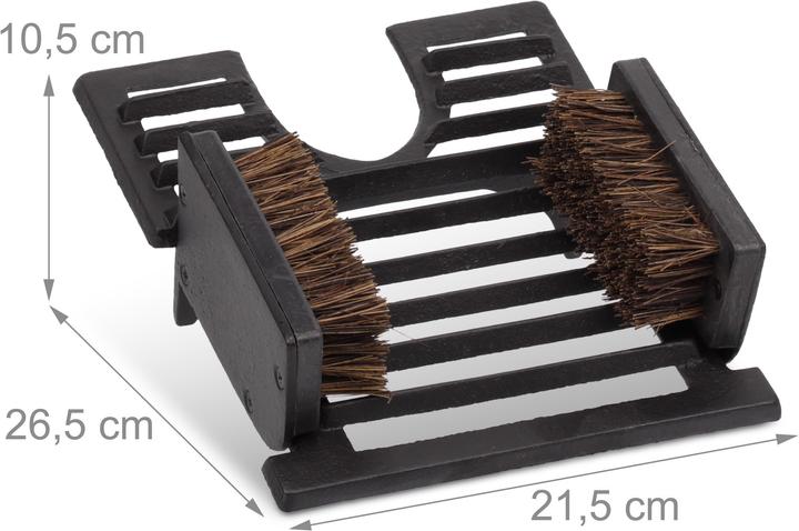 Actual product image Relaxdays Shoe Scraper with All-Round Brushes (1 x)