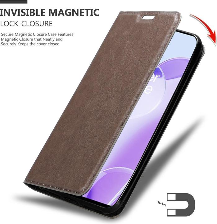 Immagine prodotto Cadorabo Libro Invis. Coperchio magnetico (OnePlus 9RT 5G)