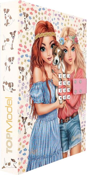 Image du produit Magni Code secret Journal TOPModel VELO FLEUR (25 x 20.5 cm, À rayures, Couverture rigide)