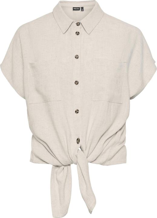 Pieces PCVINSTY Bluse aus Leinengemisch (XS)