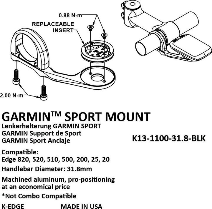 Image du produit K-Edge Support Computer Sport Mount