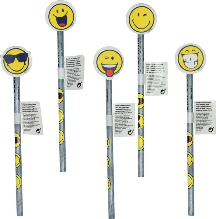 Immagine prodotto Undercover Bleistift Smiley mit Radiergummiaufsatz, pro Stück