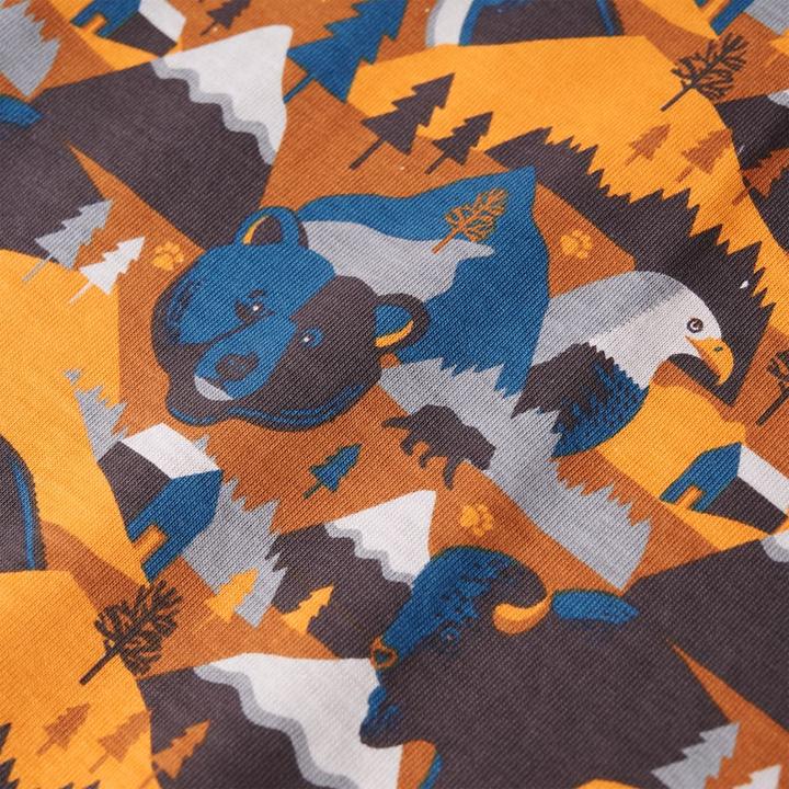 Produktbild VidaXL Kinderpyjama mit Langen Ärmeln Cognac 92,Material: 100 (92)