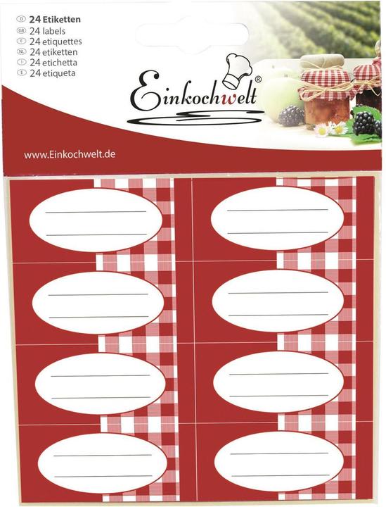 Einkochwelt Etiketten (24 Stk.)