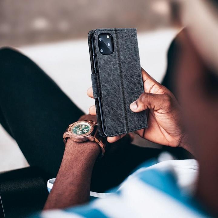 Produktbild Gsm City Book case OEM FANCY Book case for SAMSUNG Galaxy S9 Plus black (Samsung Galaxy S9+)