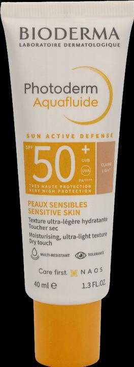 Actual product image Bioderma Photoderm Aquafluide SPF50+ (Sun cream face, SPF 50, 40 ml, 59 g)