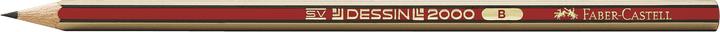 Faber-Castell Bleistift Dessin 2000 2=B (B, 1 x)