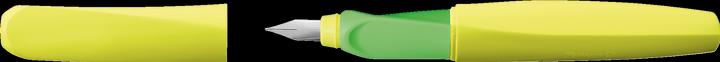 Produktbild Pelikan Füller Twist Feder M, Neon, universell für Rechts- und Linkshänder, Blisterkarte (Green, Yellow, 1 x)