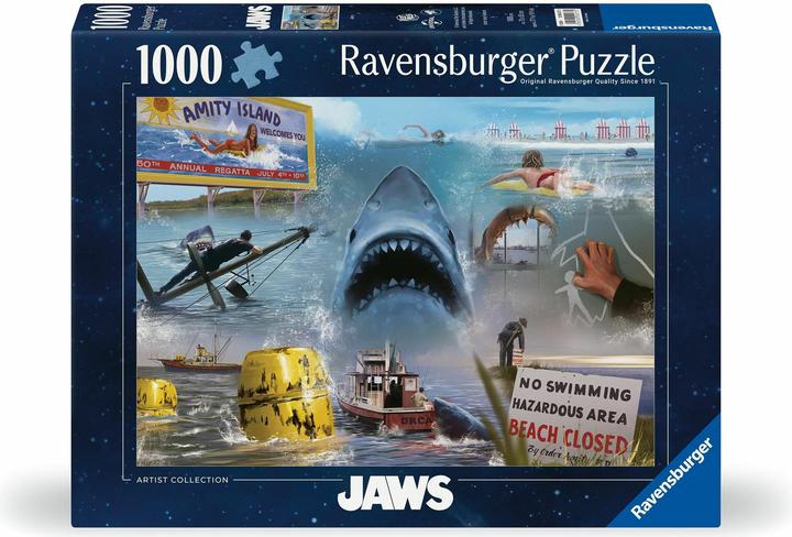 Produktbild Ravensburger Puzzle 12000277 - Jaws - 1000 Teile Universal VAULT Puzzle für Erwachsene und Kinder (1000 Teile)