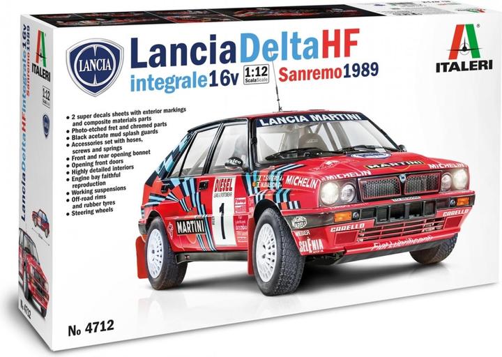 Produktbild 1:12 Lancia DELTA 16VHF integ Sanremo'89