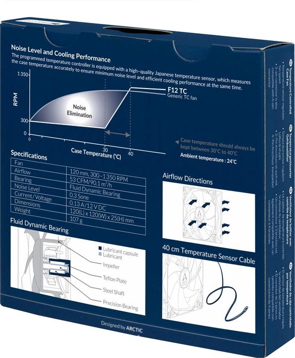 Produktbild Arctic F12 Tc (120 mm, 1 x)