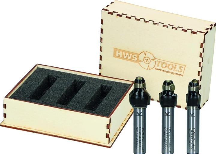 Actual product image Hws HM-Fräserset Kante MINI 3-tlg 45°/R1