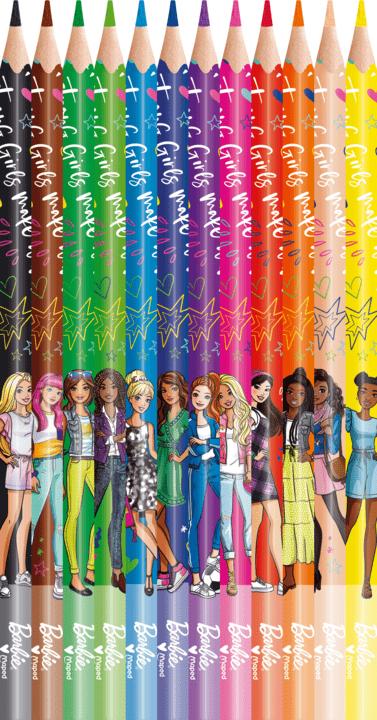Image du produit Maped Coffret de crayons de couleur 12ST Barbie multicolore (Couleur, 12 x)