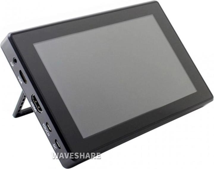 WaveShare 7inch HDMI Capacitive Touch Screen 1024x600 mit Gehäuse